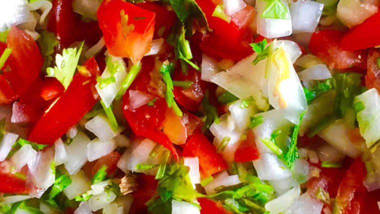 Receta Salsa Pico de Gallo Tradicional